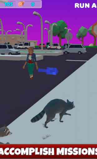 Raccoon Adventure: City Simulator 3D 2
