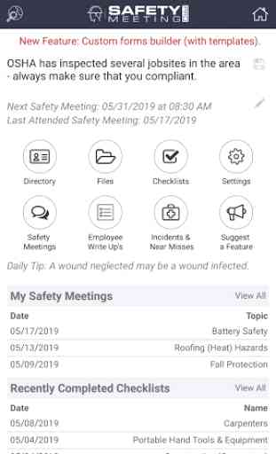 Safety Meeting Pro (Checklists + Inspection Forms) 1