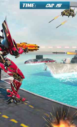 Sous-marin Robot Transformation: Requin Attaque 1