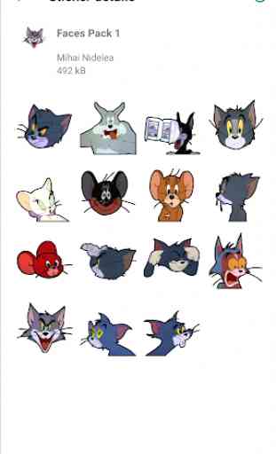 Tom and Jerry Stickers for WhatsApp 4