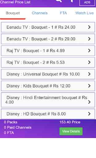 TRAI gov 2020 Channel Price List DTH Set Top Box 3