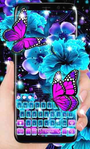 Twinkle Flower Butterfly Keyboard 1