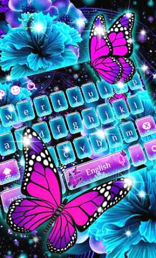 Twinkle Flower Butterfly Keyboard 2