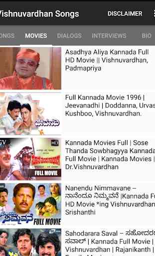 Vishnuvardhan Songs - Kannada old hit videos songs 3