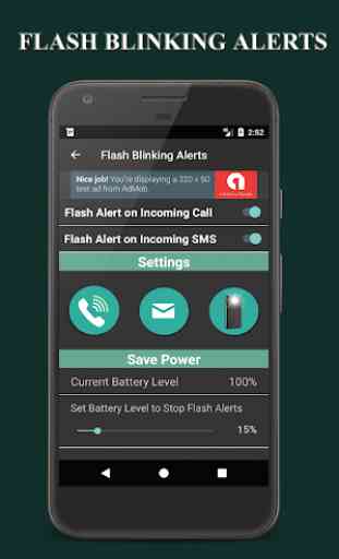 Alertes clignotantes Flash: Appel et SMS 2