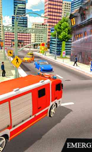 American Fire Fighter:  Real Hero- Fire Truck Game 2