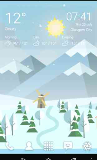 Animated Landscape Weather Live Wallpaper FREE 2
