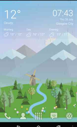 Animated Landscape Weather Live Wallpaper FREE 3
