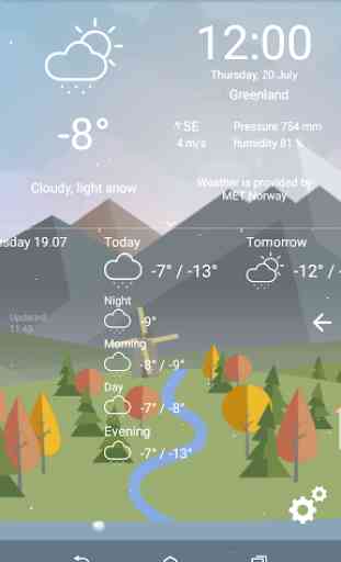 Animated Landscape Weather Live Wallpaper FREE 4
