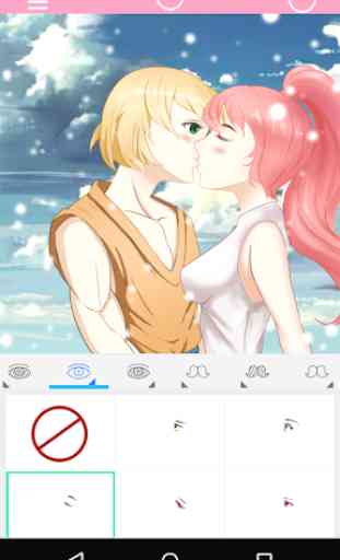 Anime Avatar Maker: Kissing Couple 4