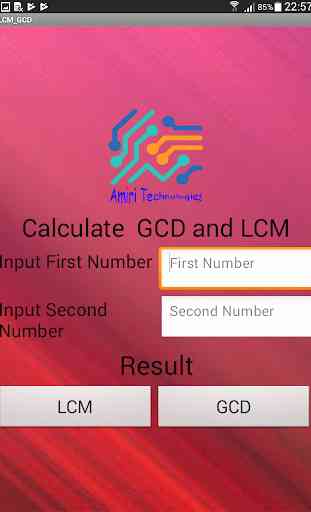 Calculate GCD and LCM 4