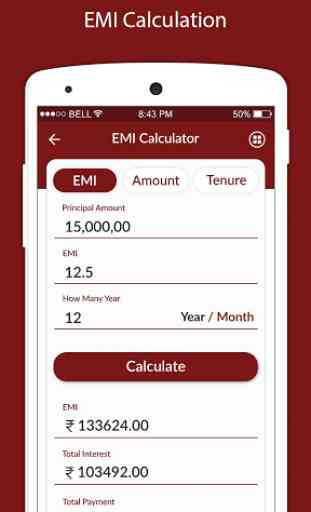 Calculateur EMI - Calculateur de prêt EMI 2
