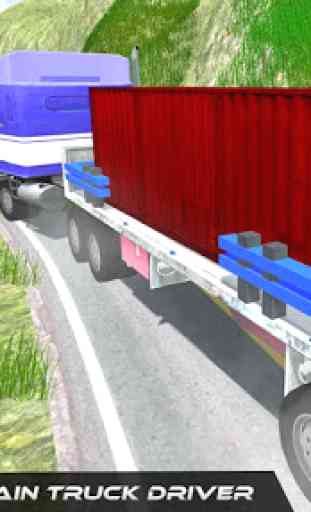 Cargo Truck Simulator Conduite en montée 2