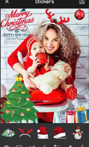 Christmas Photo Editor, Stickers & Collage Maker 4