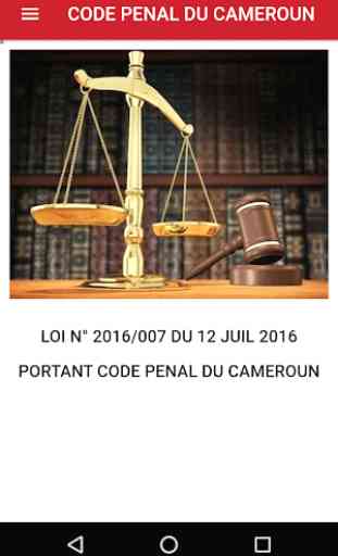 Code Pénal du Cameroun 1