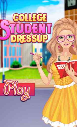 College Student Dress Up | College Girl Games Free 1