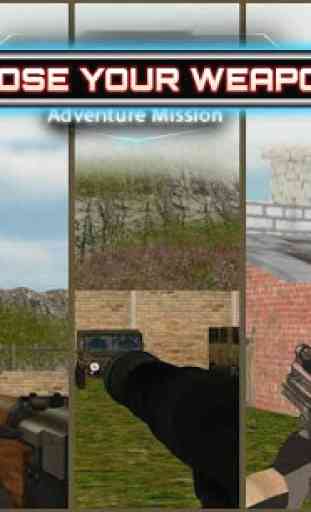 Commando Adventure Mission - Tireur d'élite 3D 3