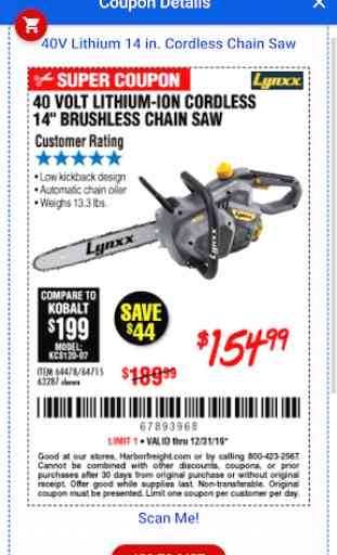 Coupon for Harbor Freight Tools - Promo Code Deals 2
