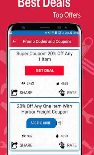 Coupon pour Harbor Freight Tools - Code promo 102% 3
