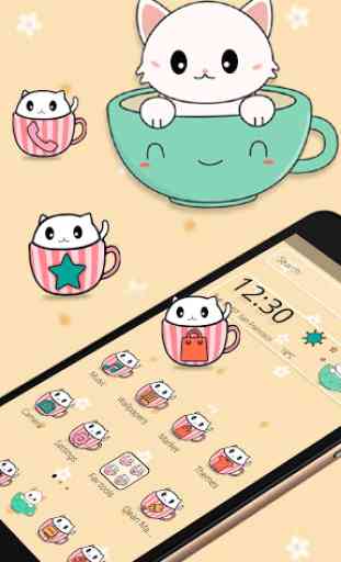 Cute Cup Hello Kitty Theme 2