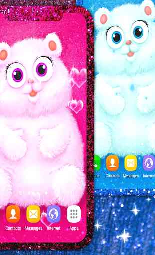 Cute Fluffy Live Wallpaper ❤️ Hearts Wallpapers 2