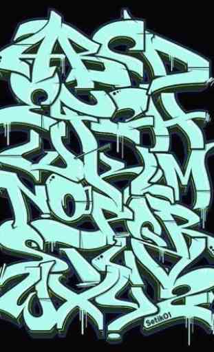 des lettres de graffiti 1