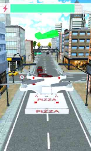 Drone Pizza Delivery 3D 3
