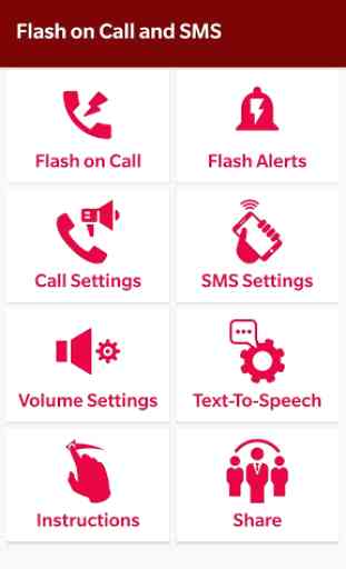 flash sur appel et SMS, flash alerts notifier 2