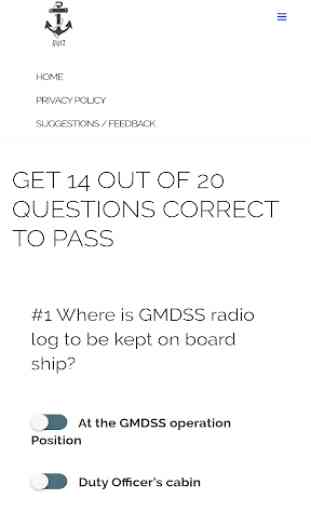 GMDSS Quiz 1
