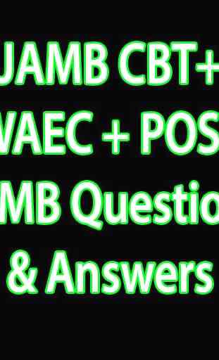 JAMB CBT+ WAEC + POST JAMB Questions & Answers 3