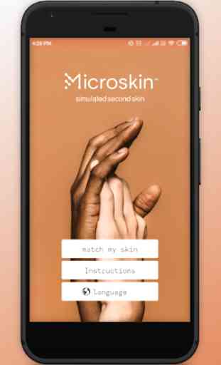 Microskin ColorMatch - Skin color matching app 1