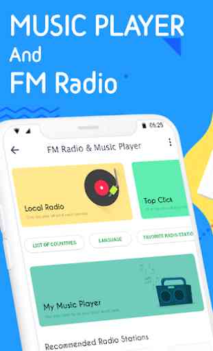 Radio FM et lecteur de musique: World Radio FM 1