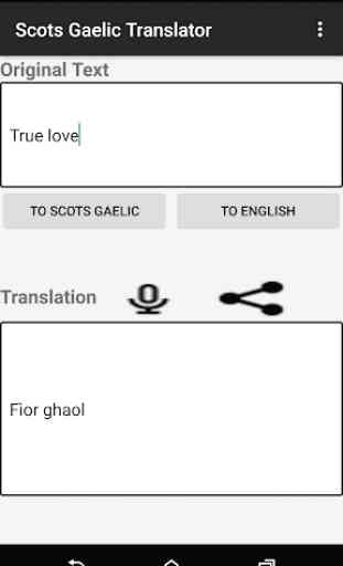 Scots Gaelic Translator 1