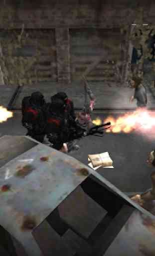 Simulateur de combat: bataille zombies 3