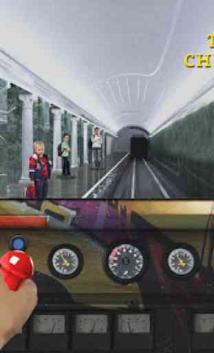 Simulateur des enfants de l'école de métro 1