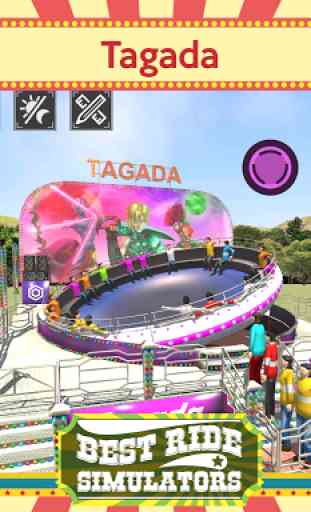 Simulateur Tagada : Parc d'attractions foraines 1