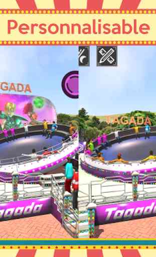 Simulateur Tagada : Parc d'attractions foraines 2