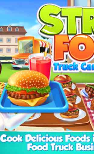 Street Food Truck Canteen Cafe - Jeux de cuisine 1