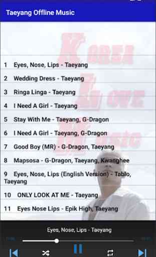 Taeyang Offline Music 1