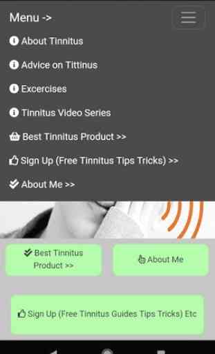 Tinnitus Relief App with Noise Sound Treatment 2