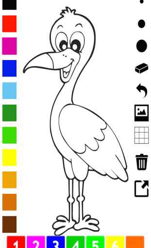 Actif! Livre À Colorier des Oiseaux Pour Les Enfants À Apprendre À Peindre une Image D'un Oiseau 4