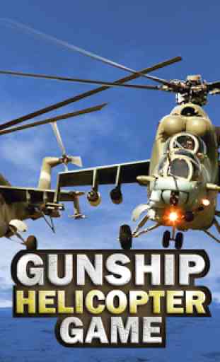 Army Gunship Helicopter Games Simulator Battle War 4