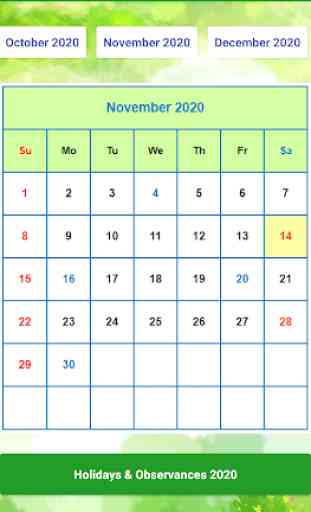 Calendar 2020 4