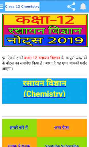 Class- 12 Chemistry Notes 2019 2
