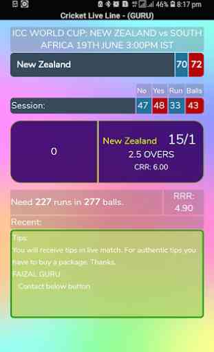 Cricket Live Line Guru - (Score & Tips) 2