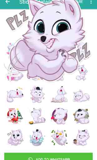 Cute Dog Stickers for WAStickerApps 1