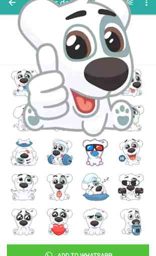 Cute Dog Stickers for WAStickerApps 2