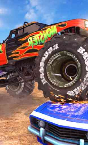 Extreme Monster Truck Crunts Derby Cascades 3