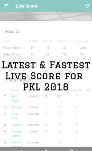 FA - Live Kabaddi & Football Scores, Fixtures. 2