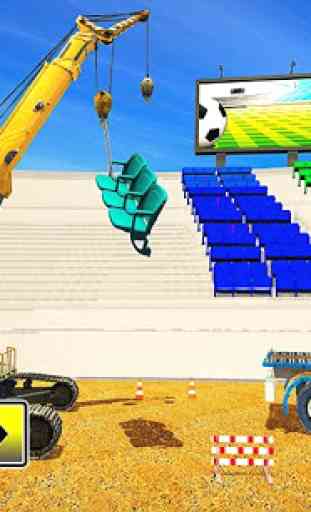 football constructeur stade: jeu construction 3D 4